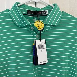 RLX Polo Ralph Lauren Stripes Golf Polo Shirt Men's. 3 colors available. SPF50